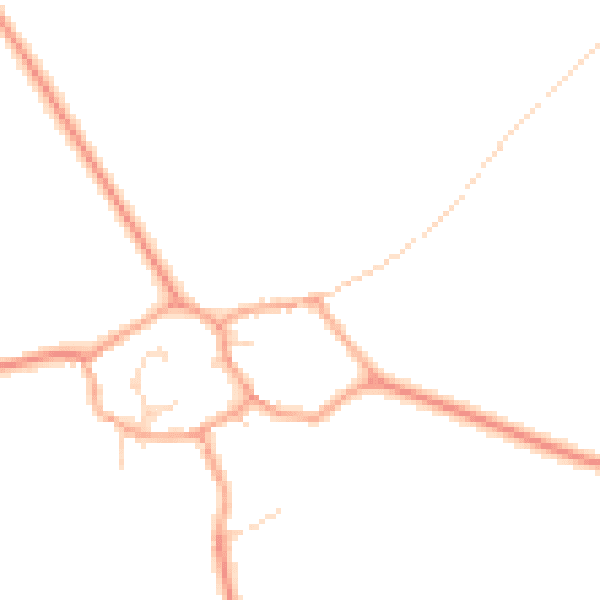 Daytime road noise heatmap for MK43 7JA