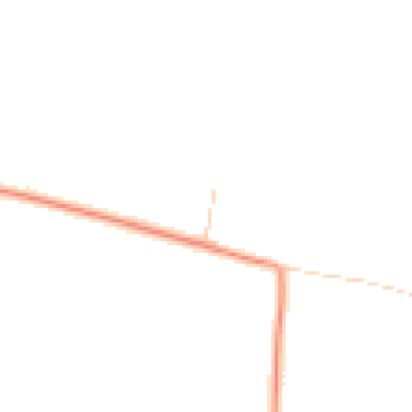 Daytime road noise heatmap for MK43 7PP