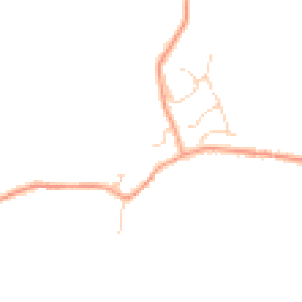 Daytime road noise heatmap for MK43 7QA