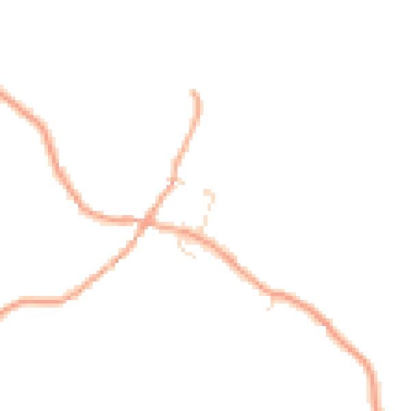 Daytime road noise heatmap for MK43 7QE