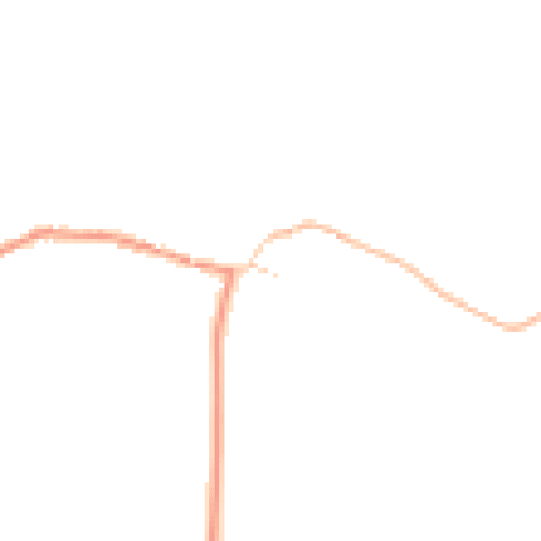 Daytime road noise heatmap for MK43 8AP