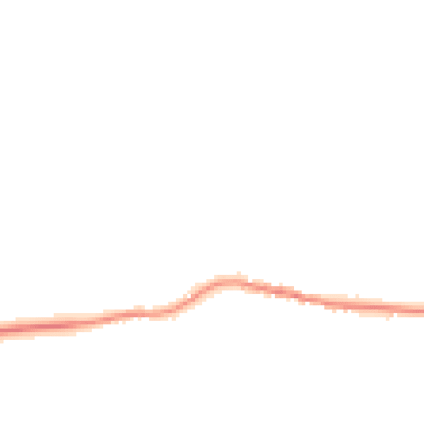 Night-time road noise heatmap for MK43 8EG