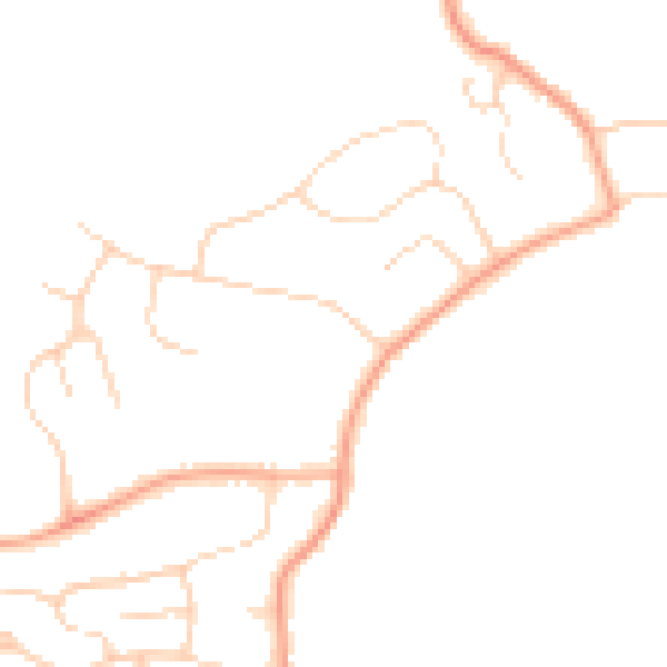 Daytime road noise heatmap for MK43 8GY