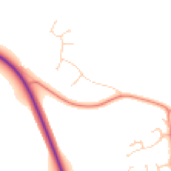 Daytime road noise heatmap for MK43 8HP