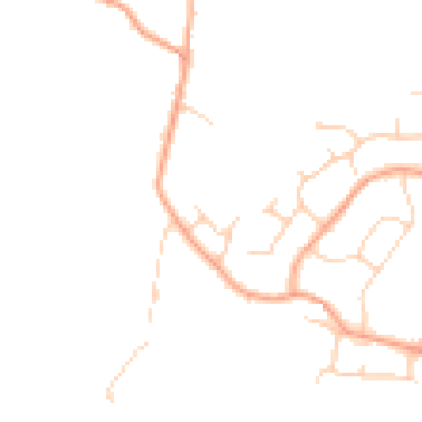 Daytime road noise heatmap for MK43 9PY