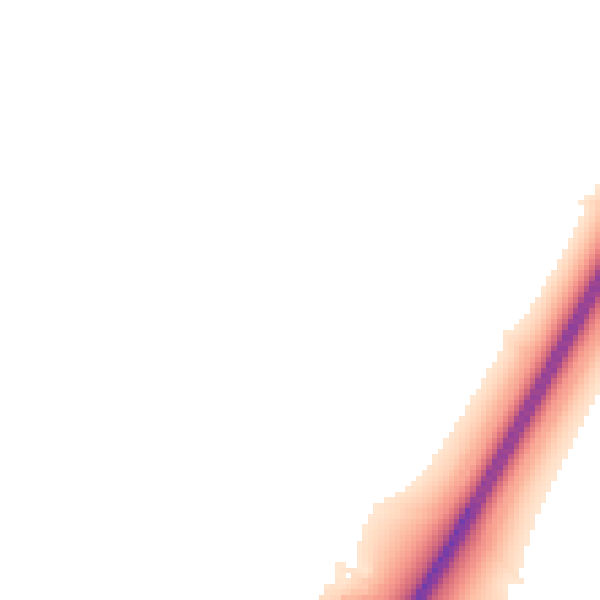 Night-time road noise heatmap for MK43 9RS