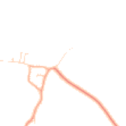 Daytime road noise heatmap for MK44 1AQ