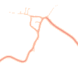 Daytime road noise heatmap for MK44 1AS