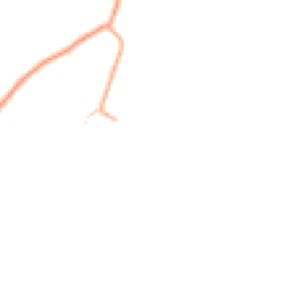 Daytime road noise heatmap for MK44 1BD