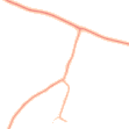 Daytime road noise heatmap for MK44 1BQ