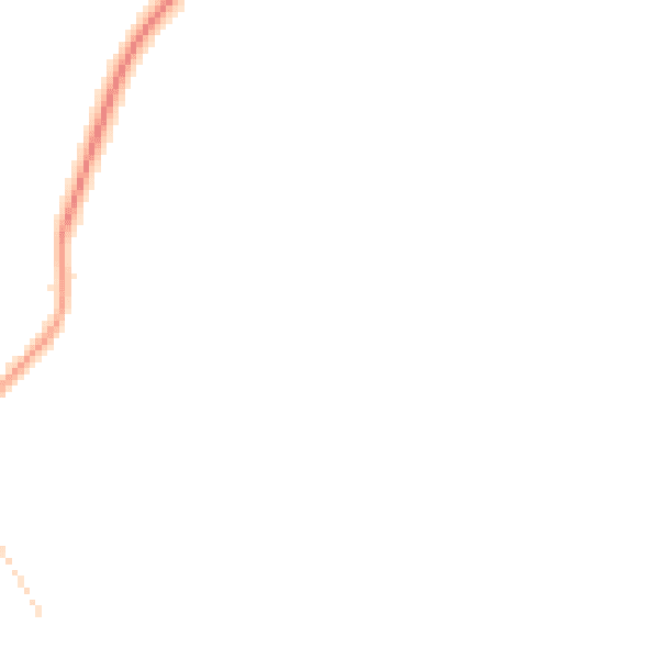 Daytime road noise heatmap for MK44 1BT