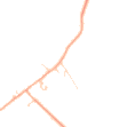 Daytime road noise heatmap for MK44 1DS