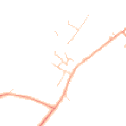 Daytime road noise heatmap for MK44 1DY