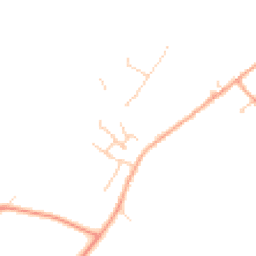 Daytime road noise heatmap for MK44 1EB