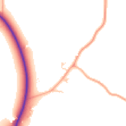 Daytime road noise heatmap for MK44 1ED