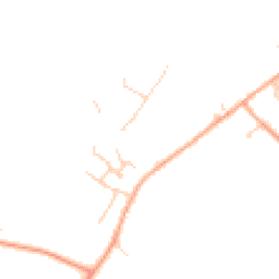 Daytime road noise heatmap for MK44 1EG