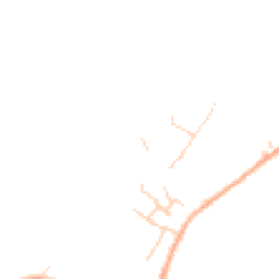 Daytime road noise heatmap for MK44 1EH