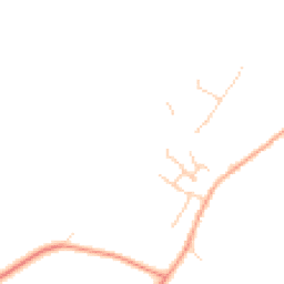 Daytime road noise heatmap for MK44 1EJ