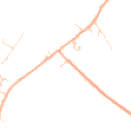 Daytime road noise heatmap for MK44 1EW