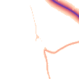 Daytime road noise heatmap for MK44 1EY