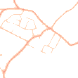 Daytime road noise heatmap for MK44 1HS