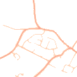 Daytime road noise heatmap for MK44 1JE