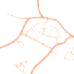 Daytime road noise heatmap for MK44 1JS