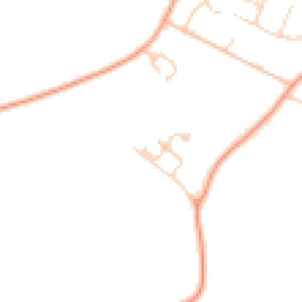 Daytime road noise heatmap for MK44 1LE
