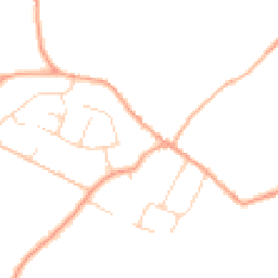 Daytime road noise heatmap for MK44 1PD