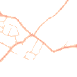 Daytime road noise heatmap for MK44 1PF