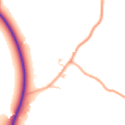 Daytime road noise heatmap for MK44 1QB