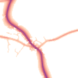 Daytime road noise heatmap for MK44 1RB