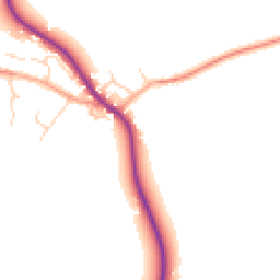 Daytime road noise heatmap for MK44 1RR