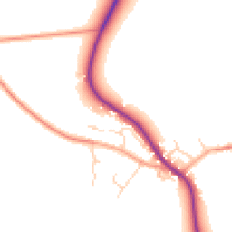 Daytime road noise heatmap for MK44 1RT
