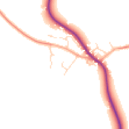 Daytime road noise heatmap for MK44 1SD