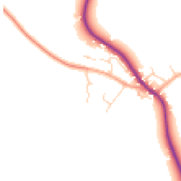 Daytime road noise heatmap for MK44 1SG