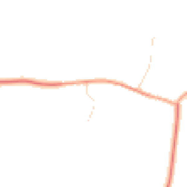 Daytime road noise heatmap for MK44 2AF