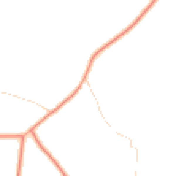 Daytime road noise heatmap for MK44 2AN