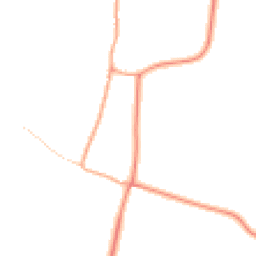 Daytime road noise heatmap for MK44 2BD