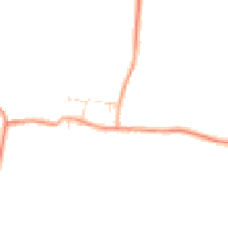 Daytime road noise heatmap for MK44 2DY