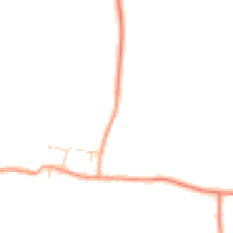 Daytime road noise heatmap for MK44 2DZ