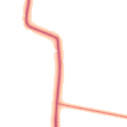 Daytime road noise heatmap for MK44 2EY