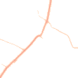 Daytime road noise heatmap for MK44 2JS
