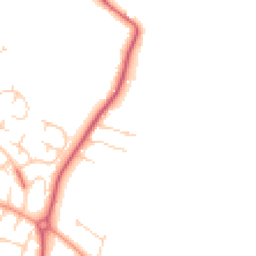 Daytime road noise heatmap for MK44 2SB