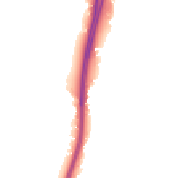 Night-time road noise heatmap for MK44 3AB