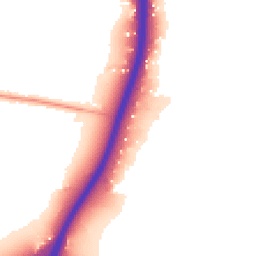 Daytime road noise heatmap for MK44 3BD