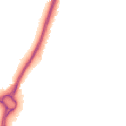 Night-time road noise heatmap for MK44 3BE