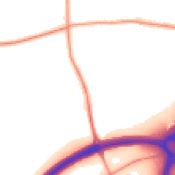 Daytime road noise heatmap for MK44 3BP