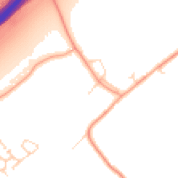 Daytime road noise heatmap for MK44 3DD