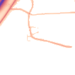 Daytime road noise heatmap for MK44 3EL